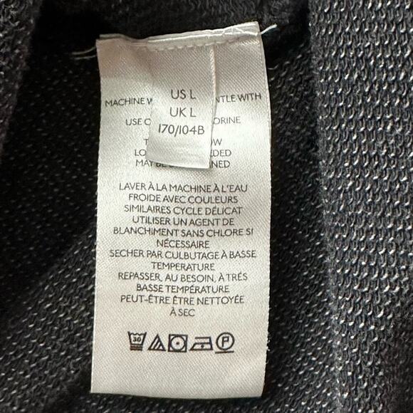 Pilcro Anthropologie Shirt Large Washed Black Split Hem Long Sleeve Tunic Comfy - Picture 11 of 16